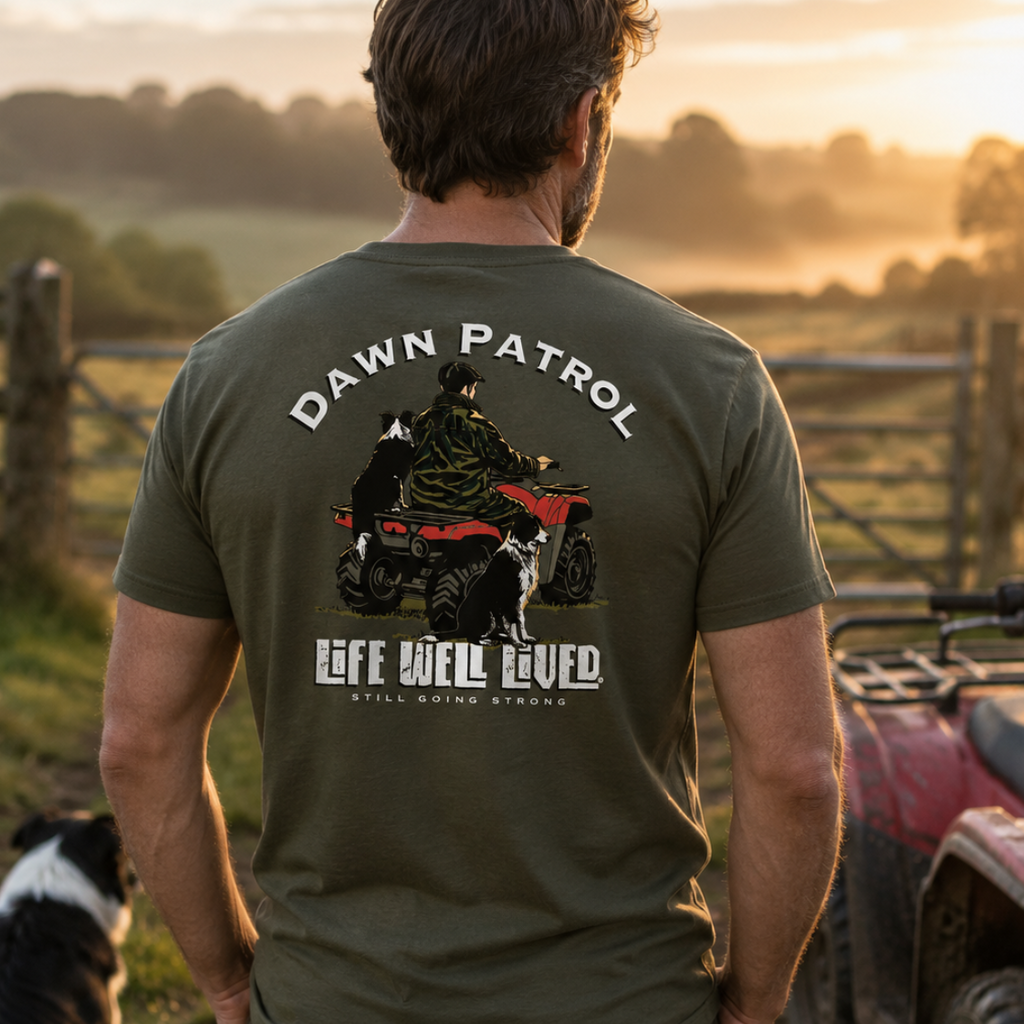 Dawn Patrol – Life Well Lived Country Farm T-Shirt