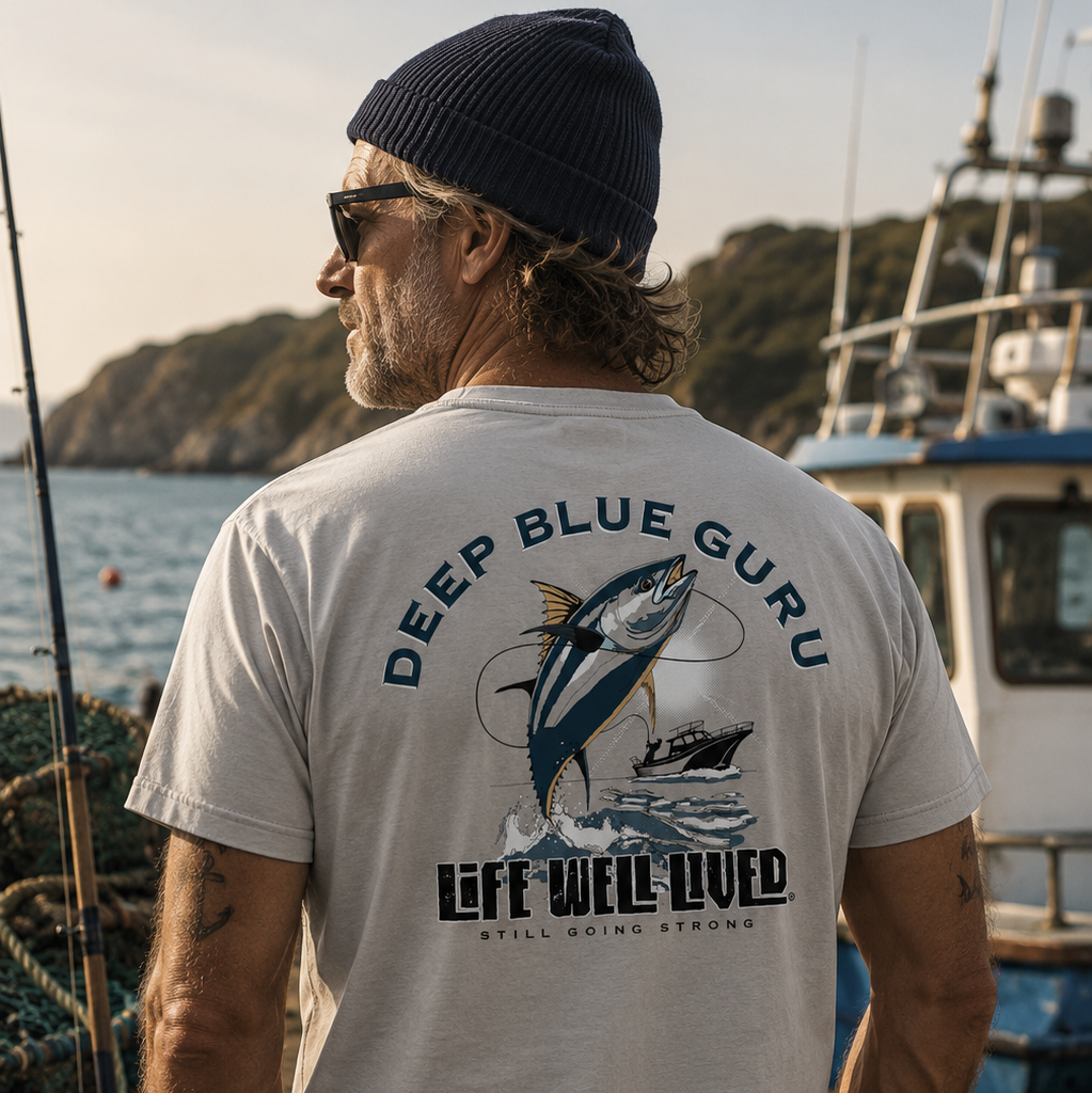 Deep Blue Guru -Sea fishing Tuna T-Shirt