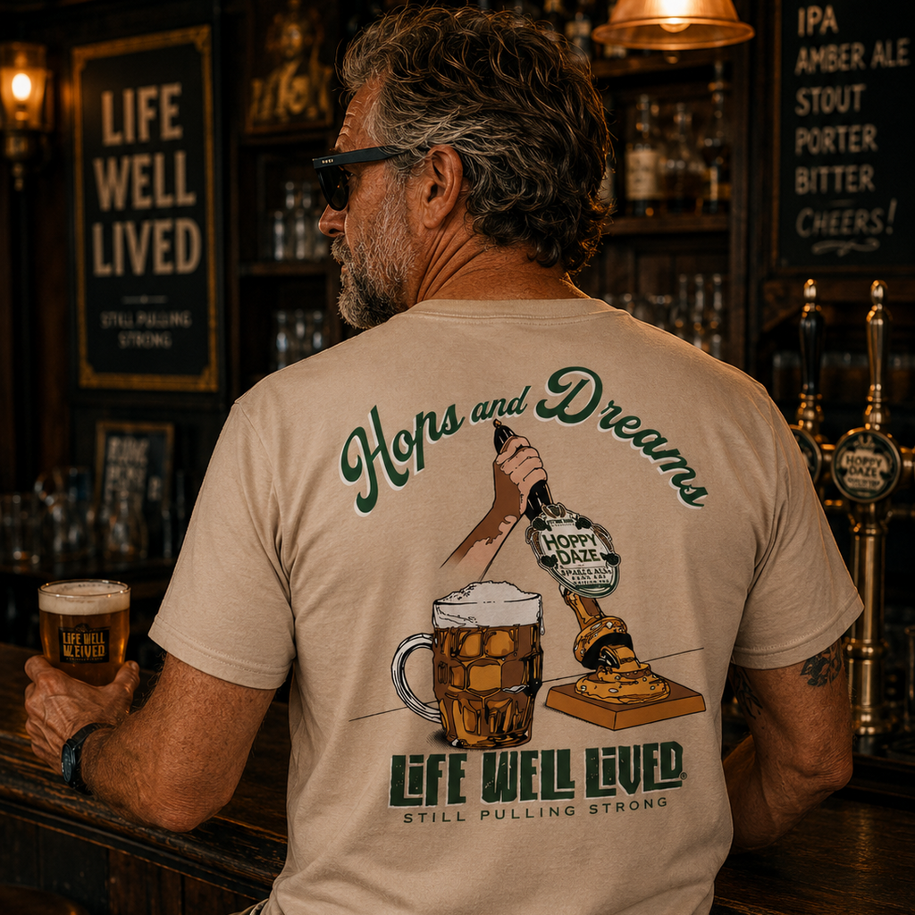Hops & Dreams - Beer Themed T-Shirt