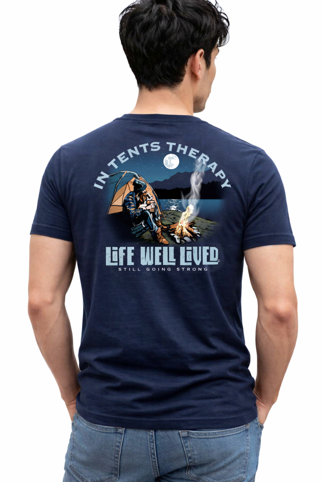 In Tents Therapy - Adventure camping T-Shirt
