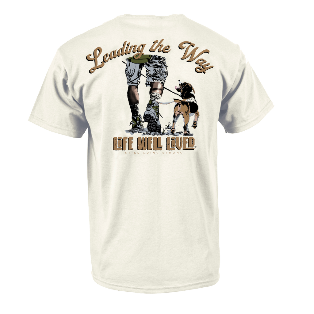 Leading The Way - Dog Walking and hiking T-Shirt