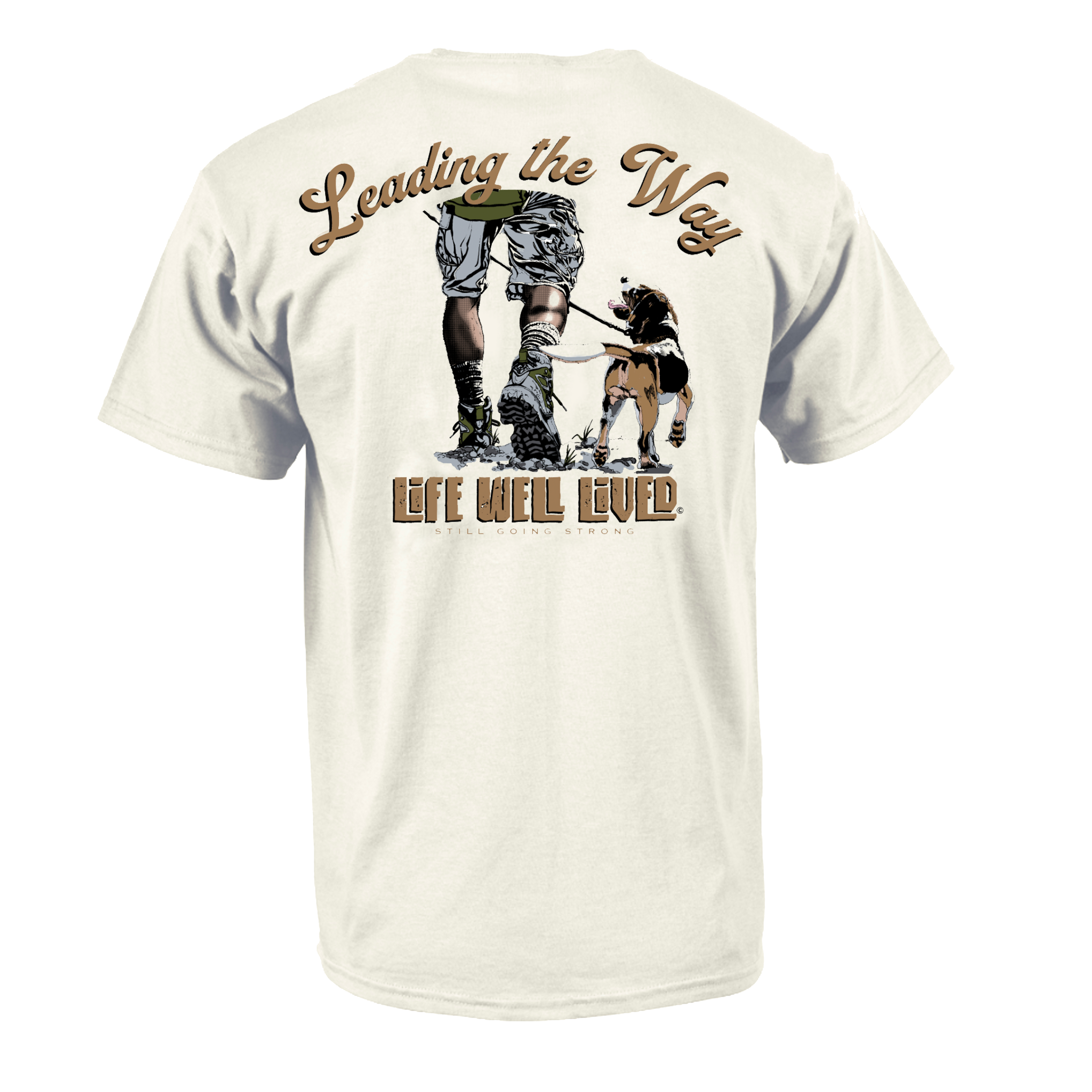 Leading The Way - Dog Walking and hiking T-Shirt