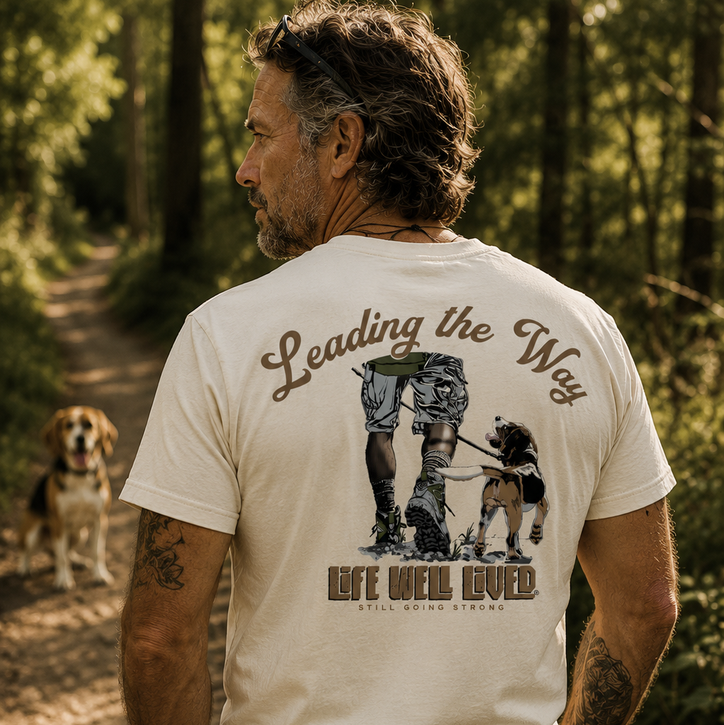 Leading The Way - Dog Walking and hiking T-Shirt