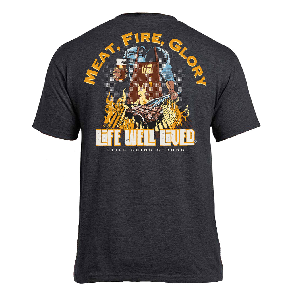 Meat Fire Glory - BBQ Legend T-Shirt