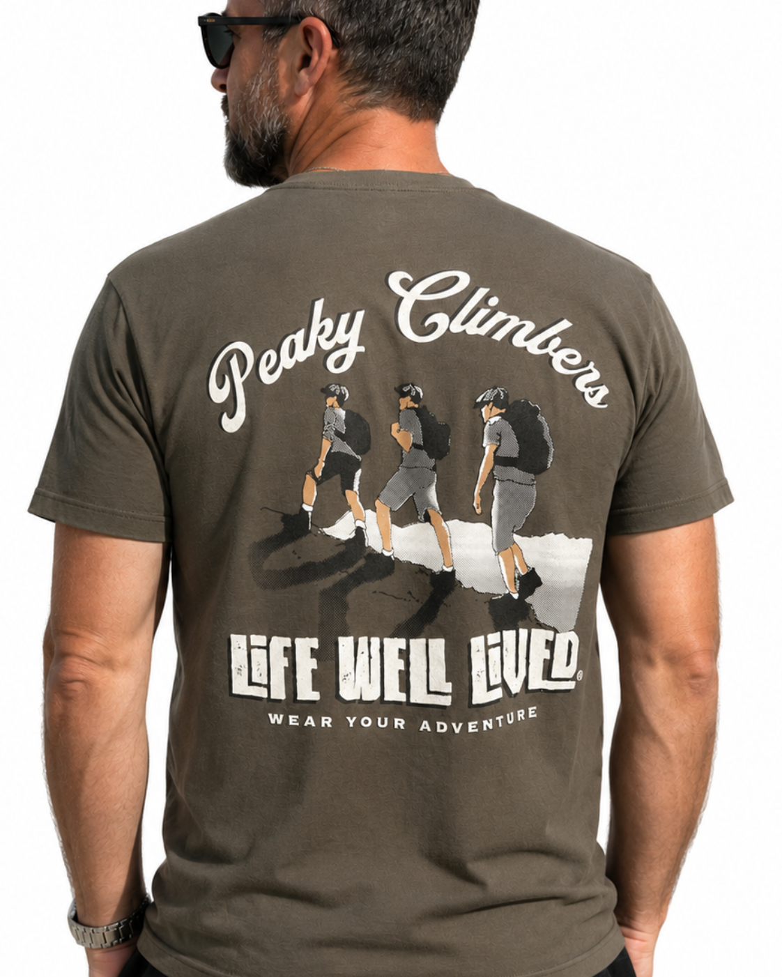 Peaky Climbers - Climber, Hill walkers T- Shirt.