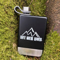 Life well Lived - Mountain Edition Hip Flask