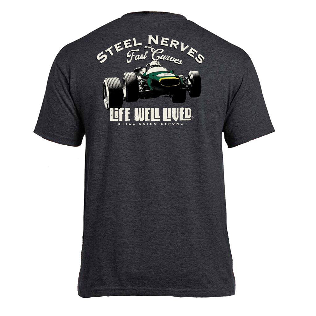 Steel Nerves Car - Classic Formula One T-Shirt