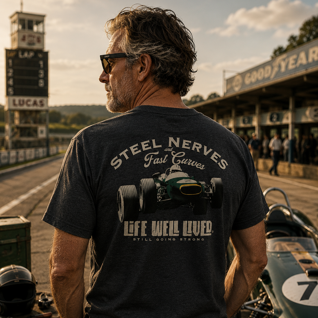 Steel Nerves Car - Classic Formula One T-Shirt