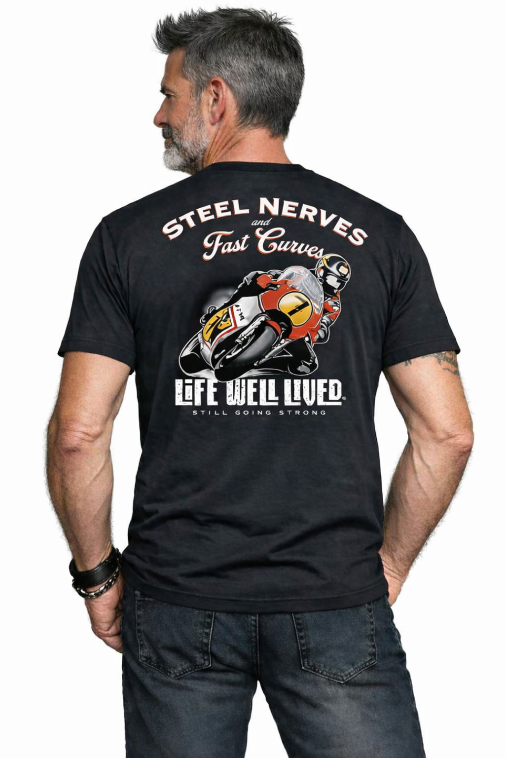 Steel Nerves Bike - Classic Super Bike T-Shirt