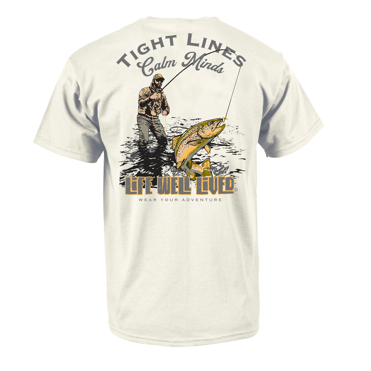 Tight Lines Fly Fishing T shirt