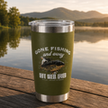 Gone Fishing 20oz Thermal Tumbler
